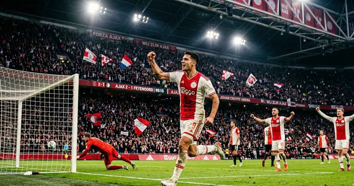 أجاكس يُعيد اللمعان إلى إرثه بفوز دراماتيكي يُنعش آماله في موسم متذبذب