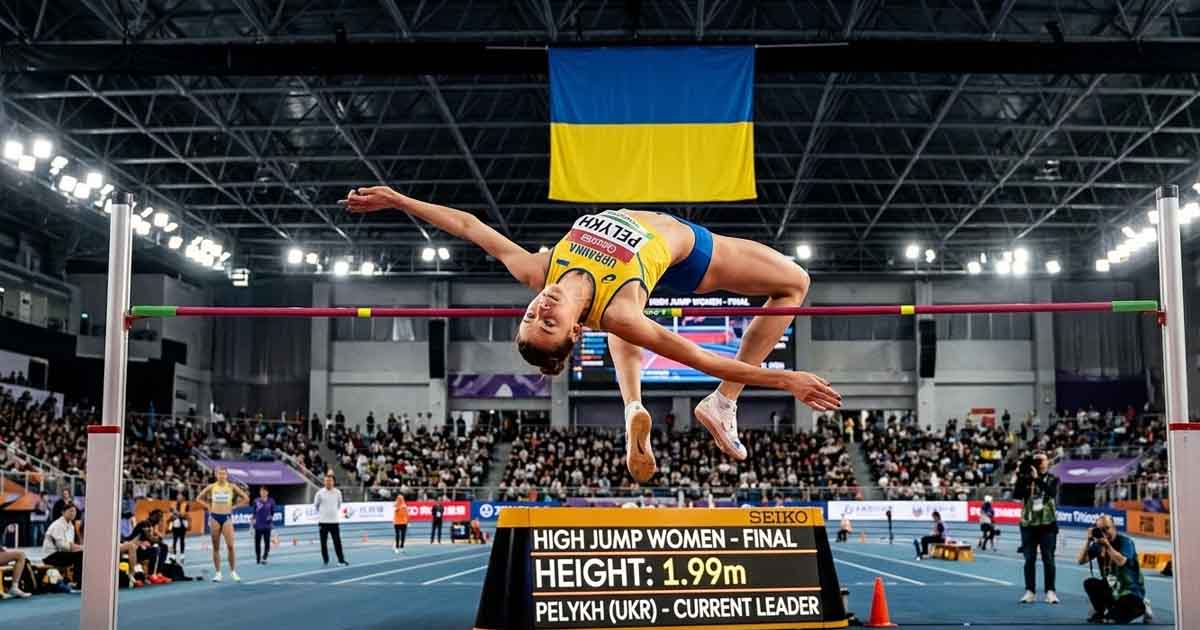 ألينا بيليكا تُدخل الرياضة الأوكرانية إلى تاريخ الوثب العالي النسائي ببطولة نانجينغ