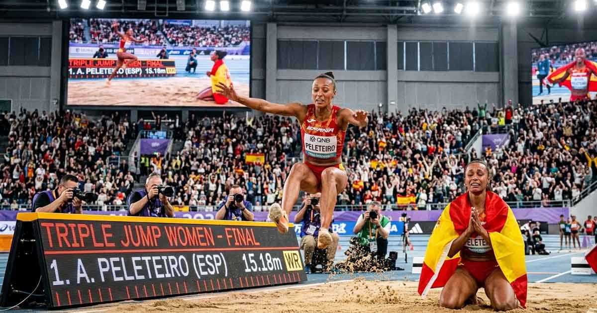 بطلة الوثب الثلاثي أنا بيليتيري تُحطّم الرقم القياسي في القاعات ببطولة نانجينغ