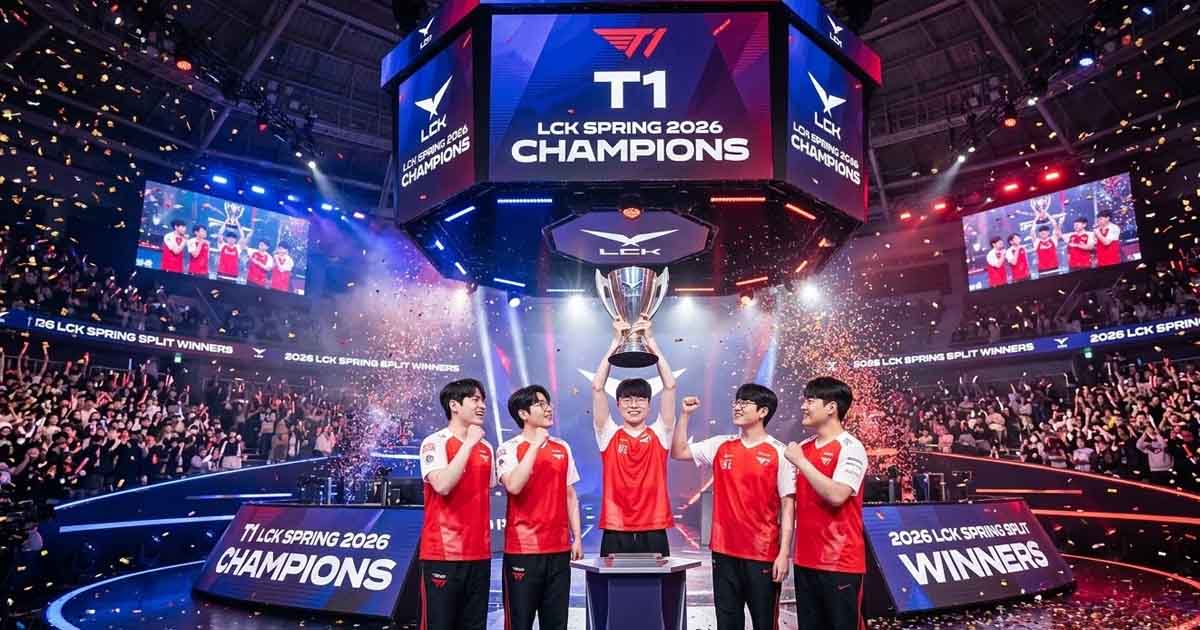 فريق T1 الكوري يُسيطر على League of Legends Spring Split 2026 بفوز ساحق