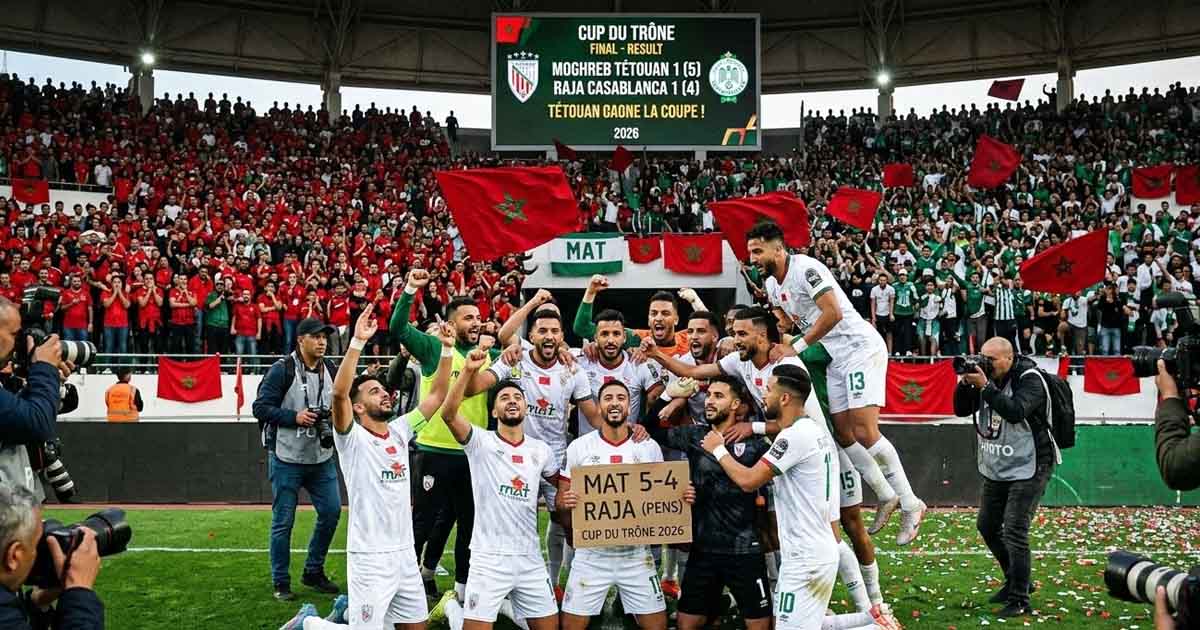 المغرب التطواني يُفسد سيمفونية الرجاء في كأس العرش بضربة صادمة
